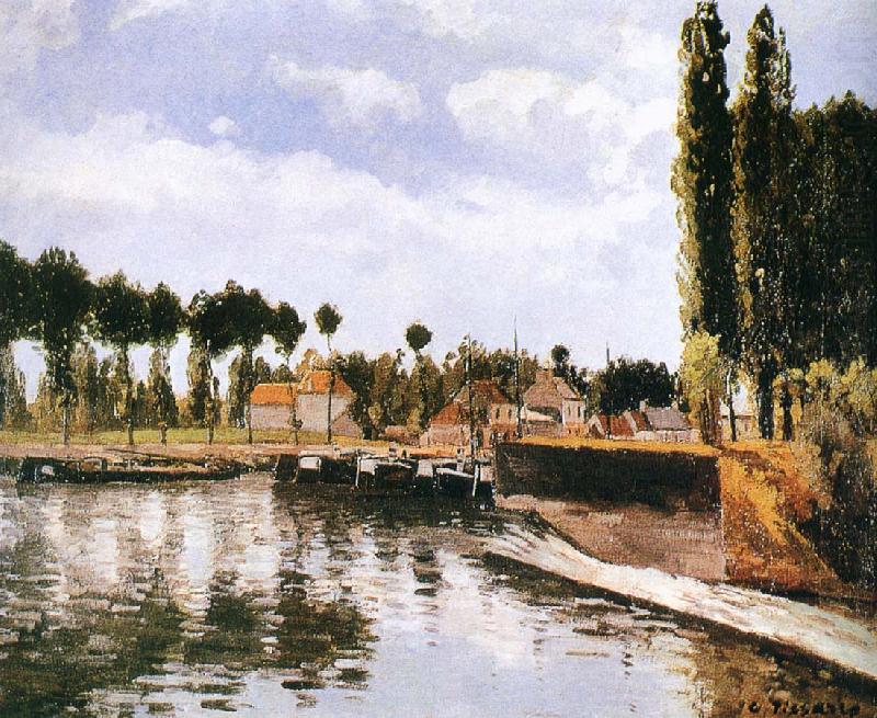 Camille Pissarro Pang plans Schwarz lake china oil painting image